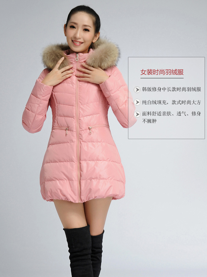 女裝時(shí)尚羽絨服（垂直修身）/